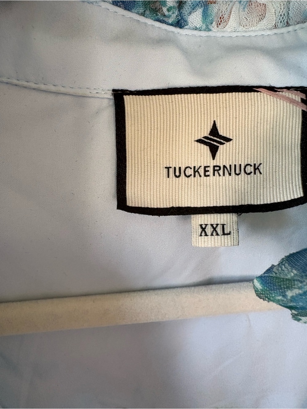 Tuckernuck Water's Edge Hydrangea Organza Palmerston Dress XXL - Picture 6 of 10
